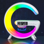 Smart G-shape RGB Light Mobile Wireless Charger Table Lamp - Image 8