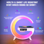 Smart G-shape RGB Light Mobile Wireless Charger Table Lamp - Image 5