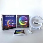 Smart G-shape RGB Light Mobile Wireless Charger Table Lamp - Image 2