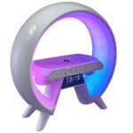 Smart G-shape RGB Light Mobile Wireless Charger Table Lamp - Image 7